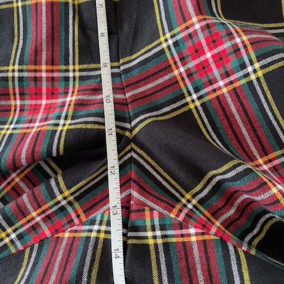 J. CREW Tartan Stewart Plaid Crop Straight Pant 16 - Picture 15 of 16
